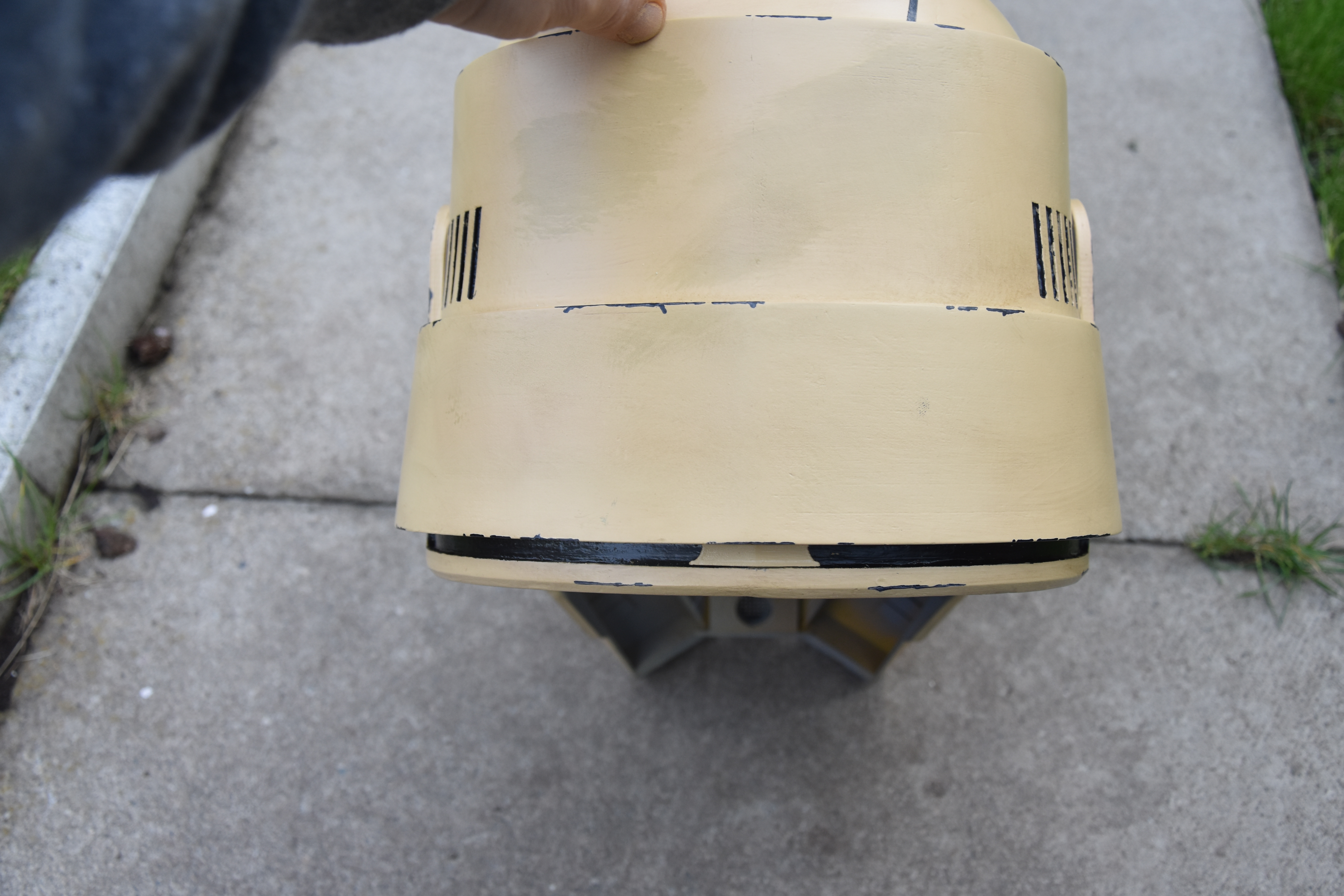Spacer for shoretrooper helmet