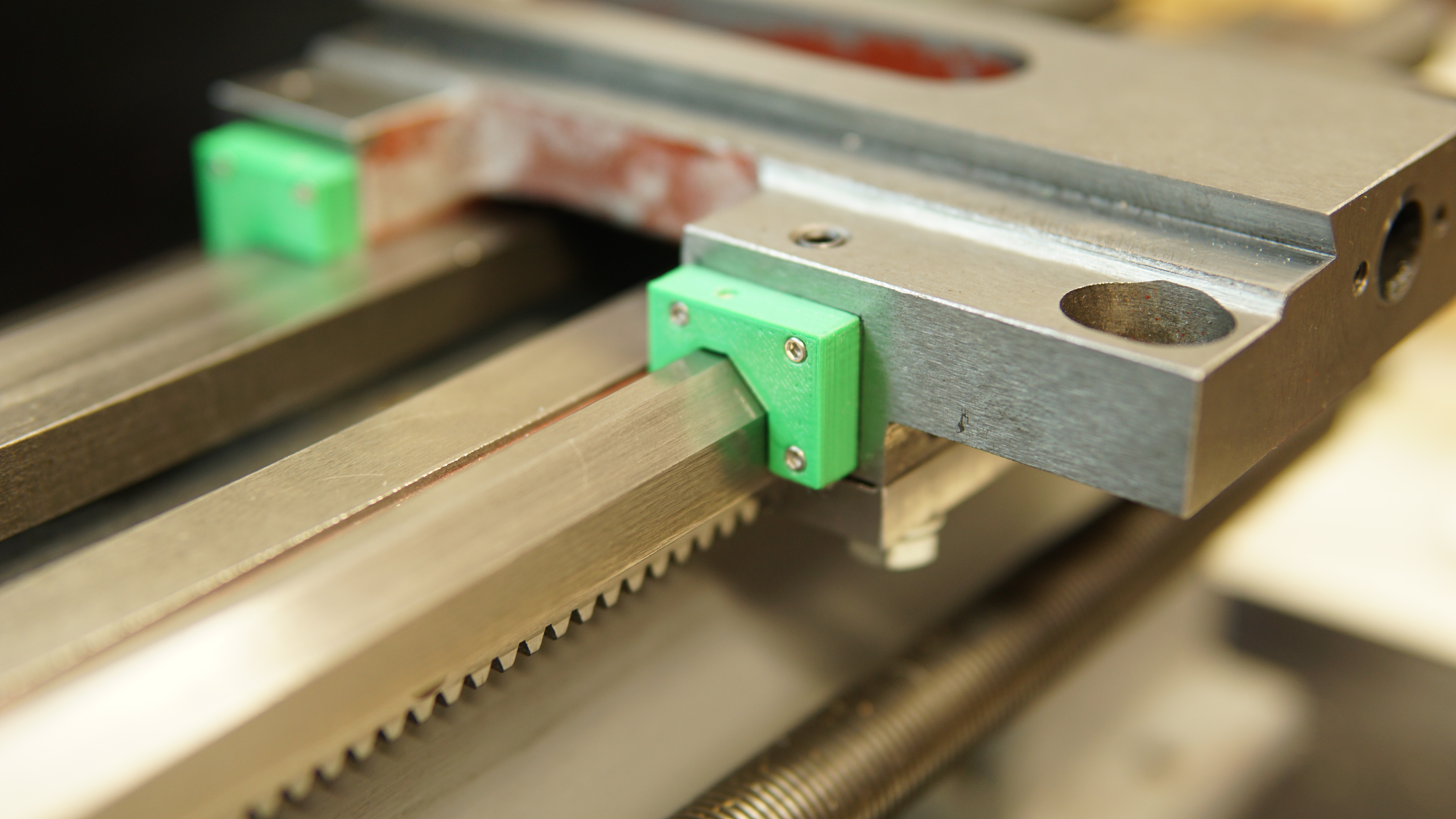 Mini lathe (7x10) rail and gear protection