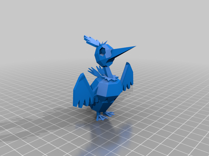 Low Poly Cramorant