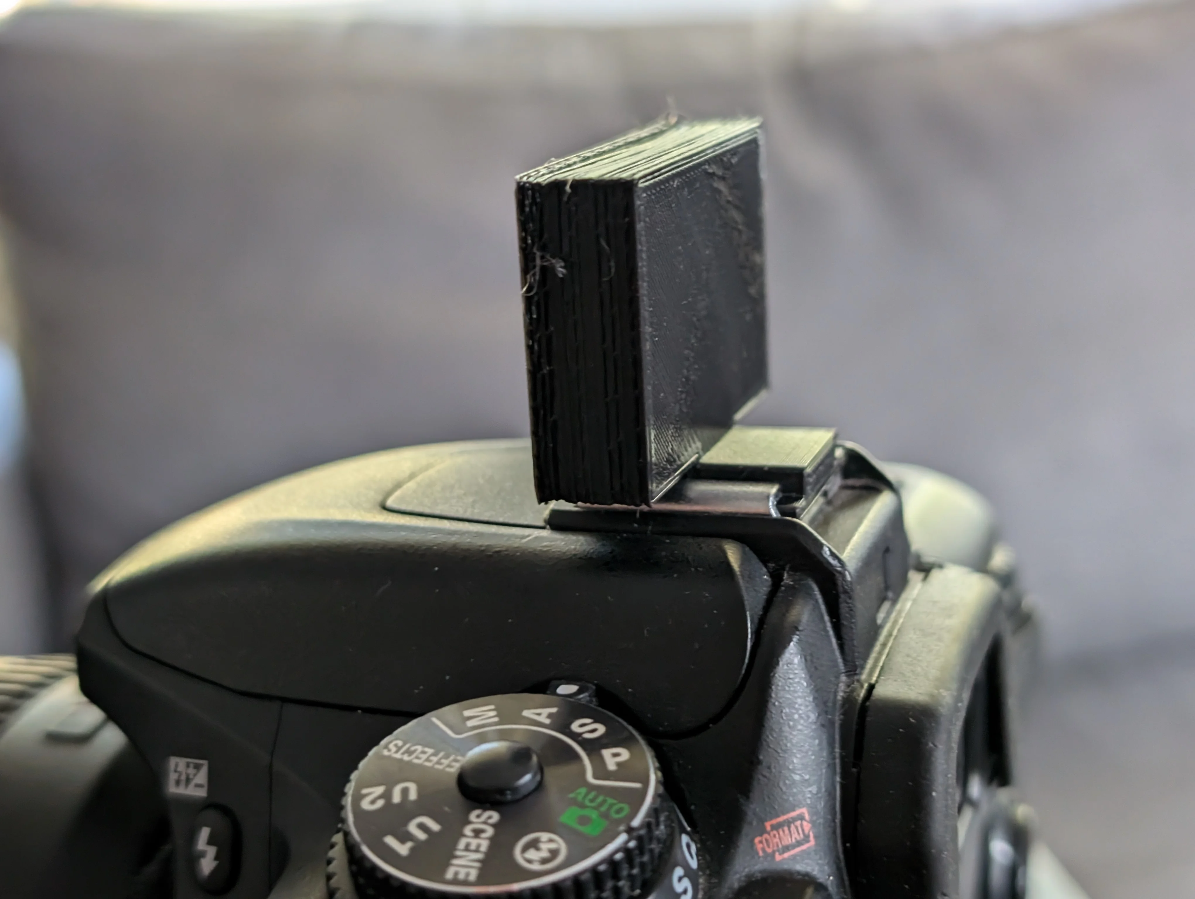 Cell Phone Selfie Light to Hot Shoe Adapter