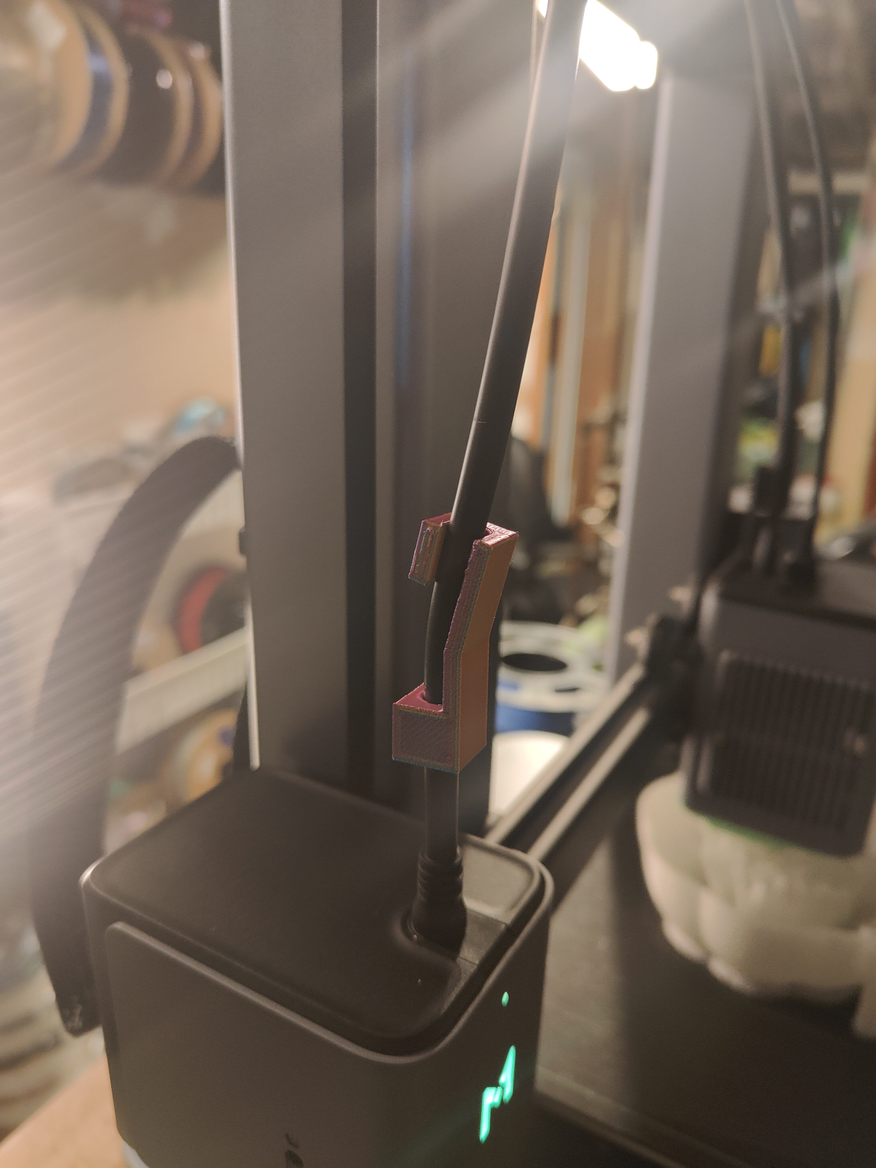 AnkerMake M5C Cable Kink Mod - Cuffed