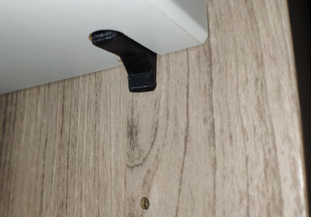 Ikea besta shelf support
