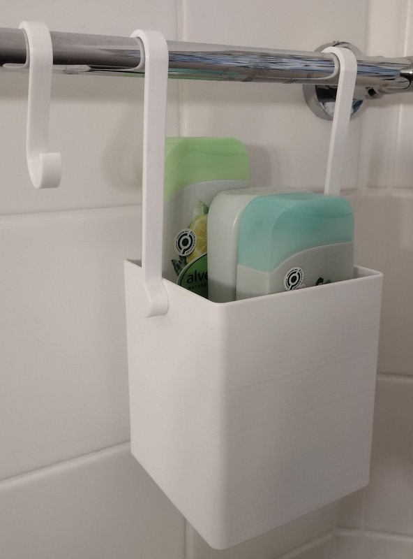 Badezimmer Shampoobox und Haken für 16mm Stange