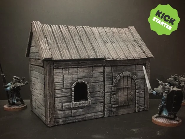 Z.O.D. Medieval House Kit (28mm/Heroic scale)