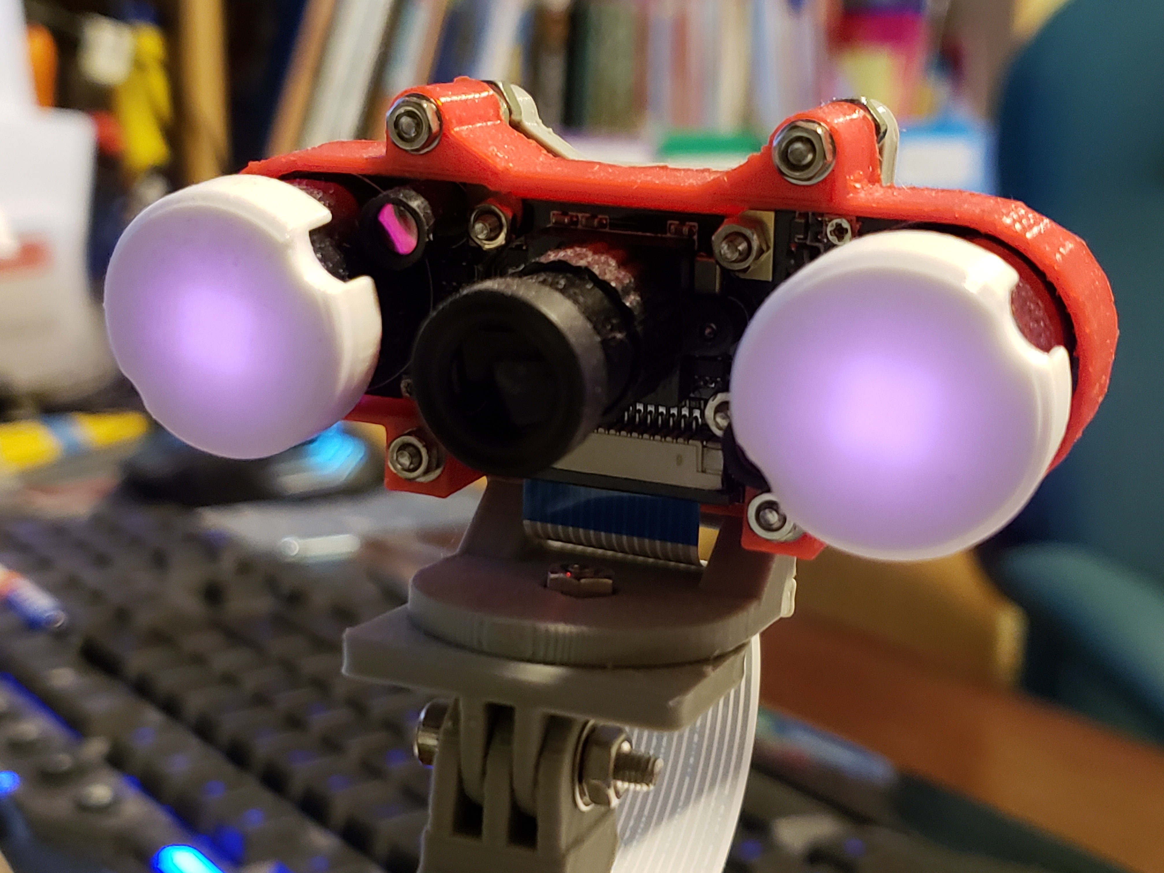 RPi Night Vision Camera IR LED intensity cutting filter