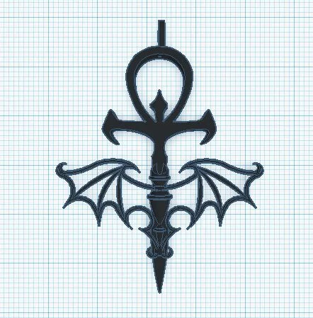 Vampire Ankh Pendant