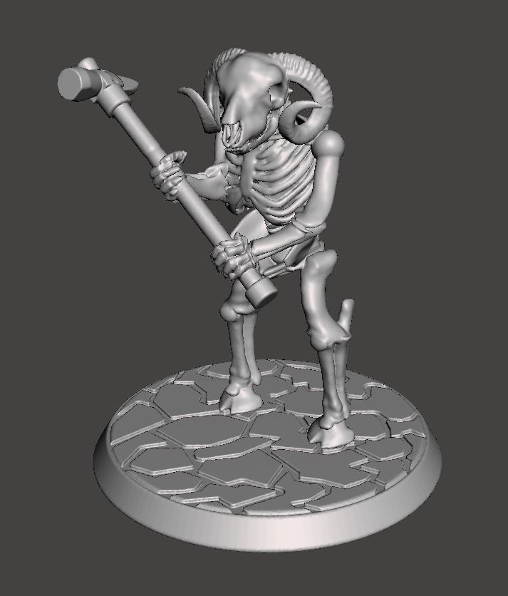 Skeleton Beastman Warriors - Melee Ram Ragers