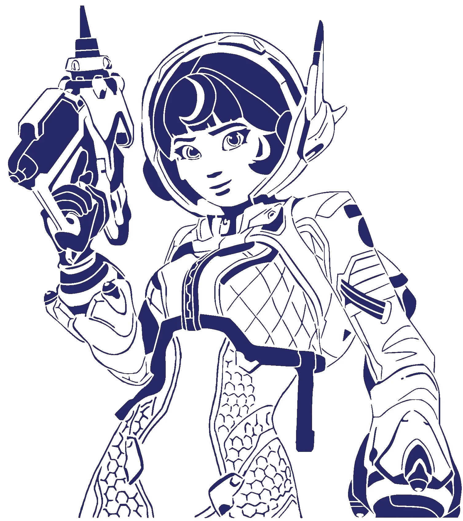 OW Juno stencil
