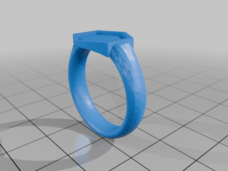 Hexagon Ring Blank
