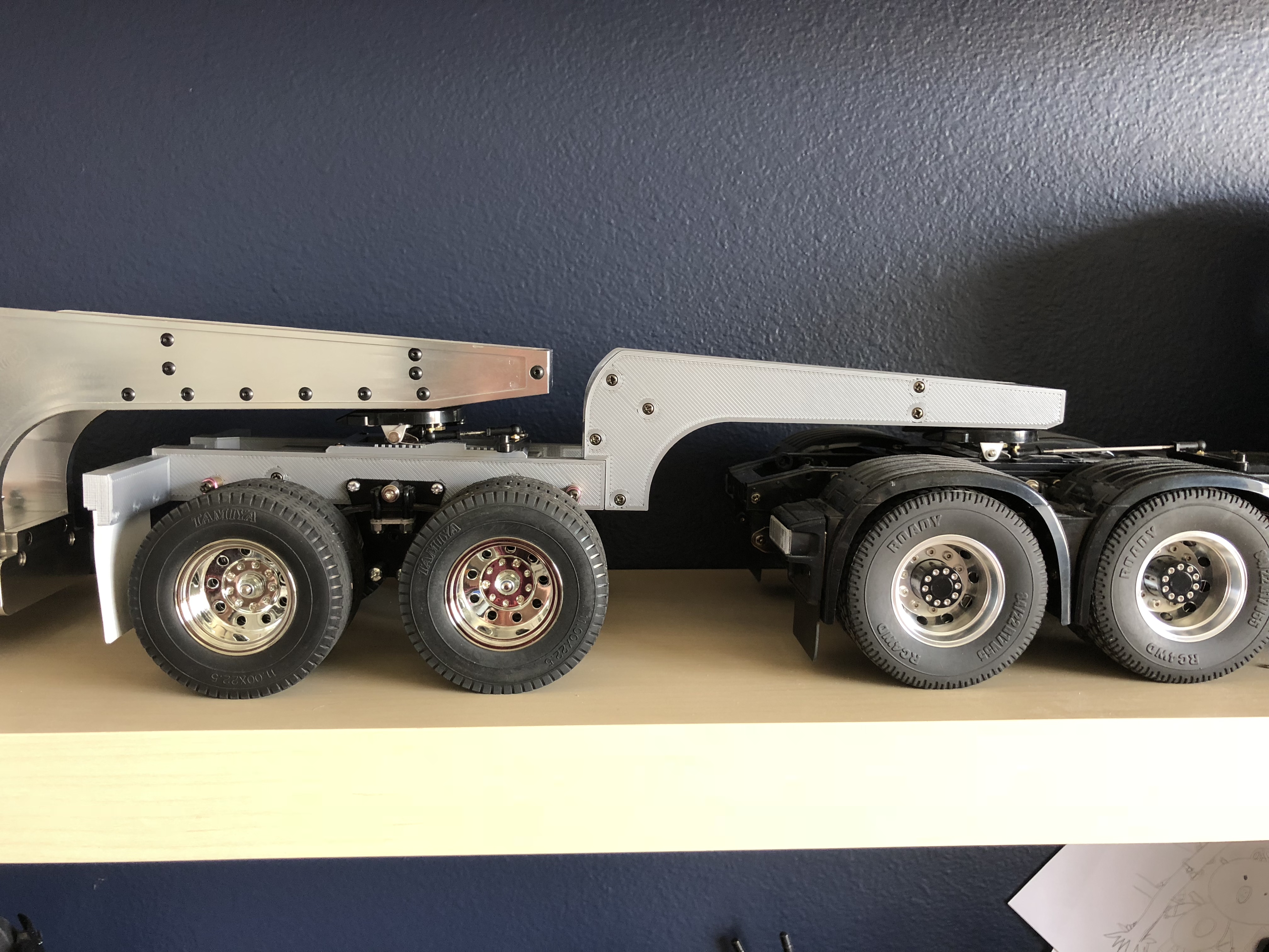 Lowboy jeep for RC4WD trailer, Tamiya Compatible 1/14