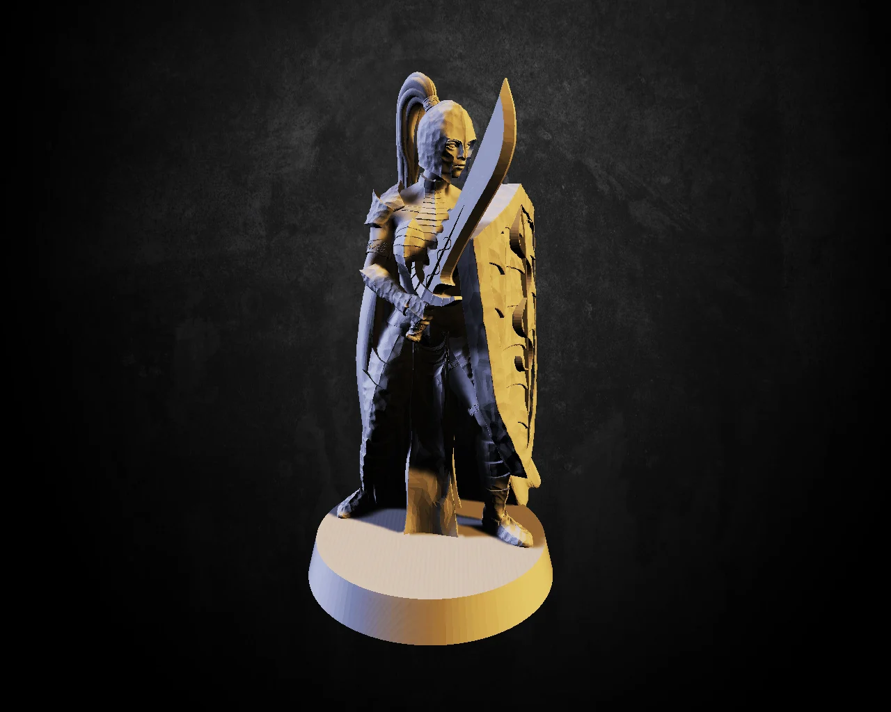 Drow Elf - Sword