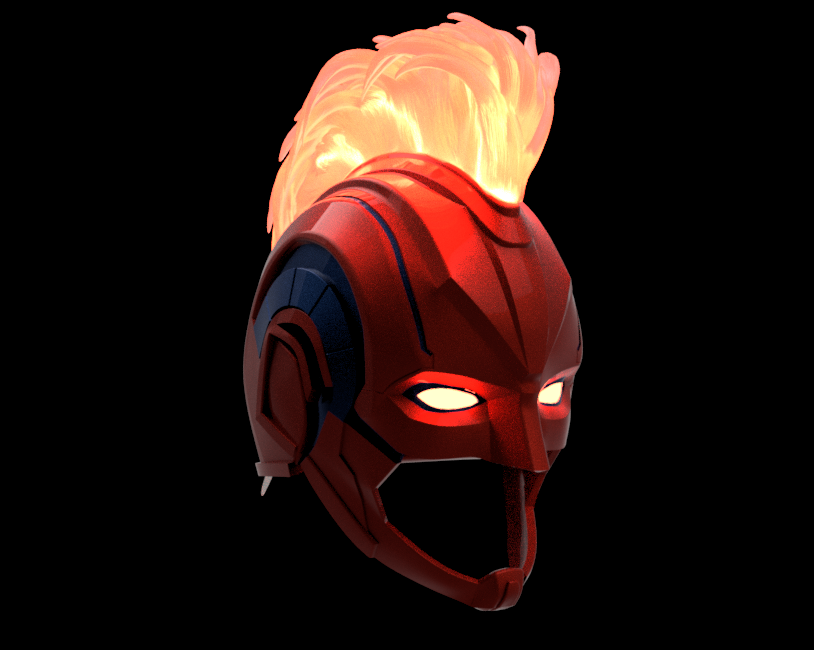 Captain Marvel Helmet