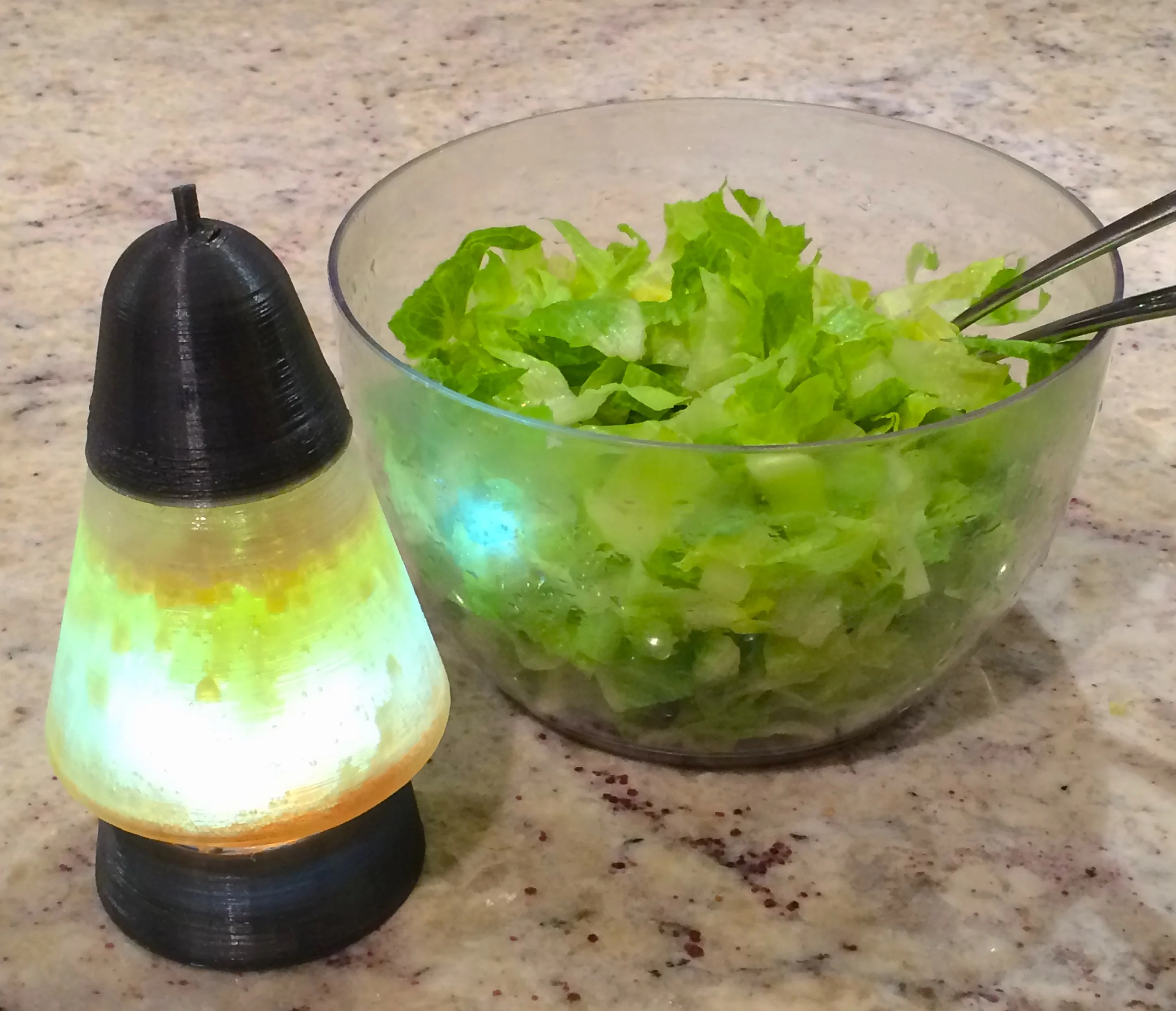 Lava Lamp salad dressing dispenser: Groovy!!!