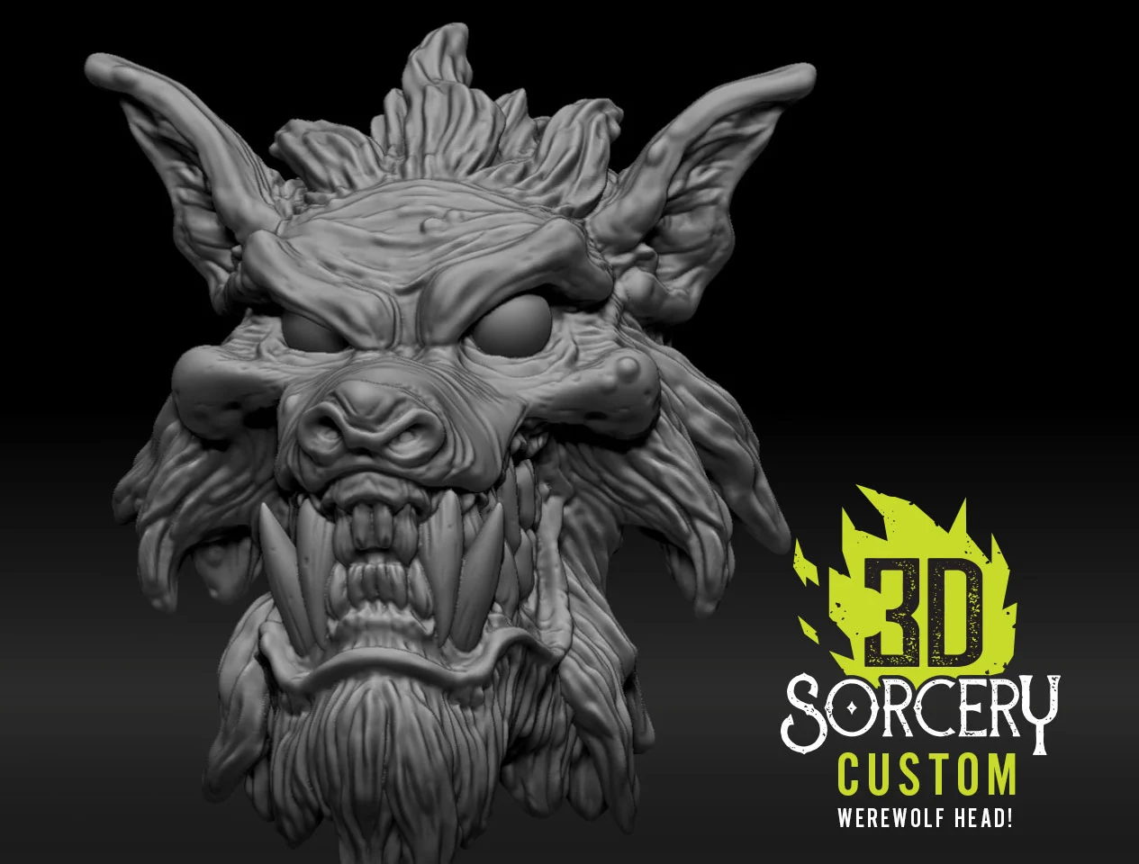 WEREWOLF HEAD!