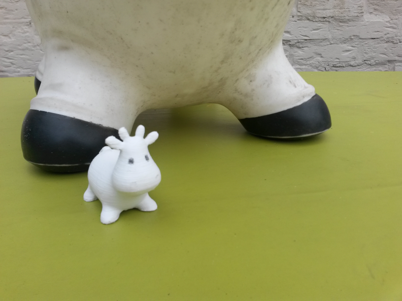 Jumping cow