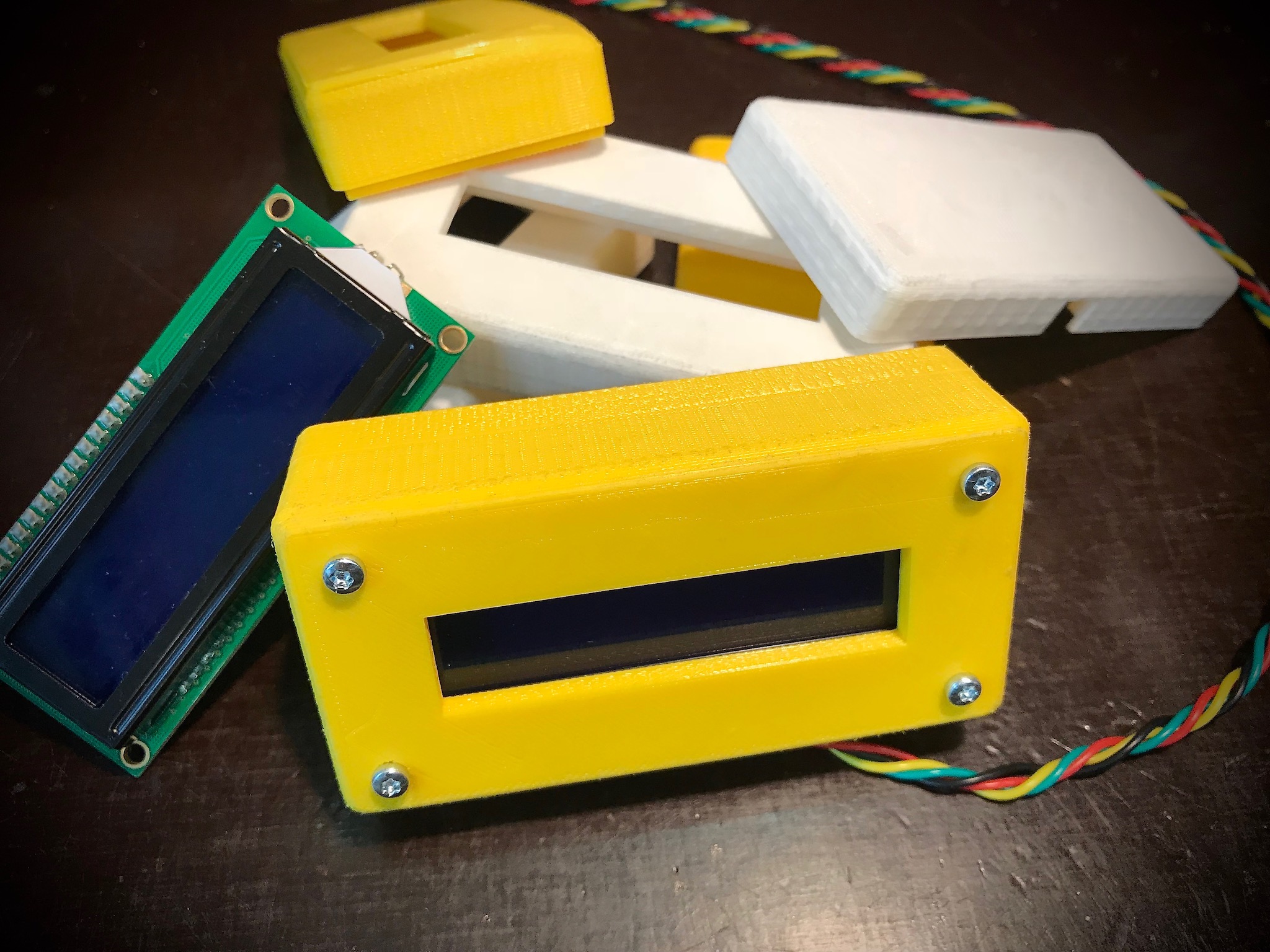 LCD Housing, Arduino 1602 lcd display