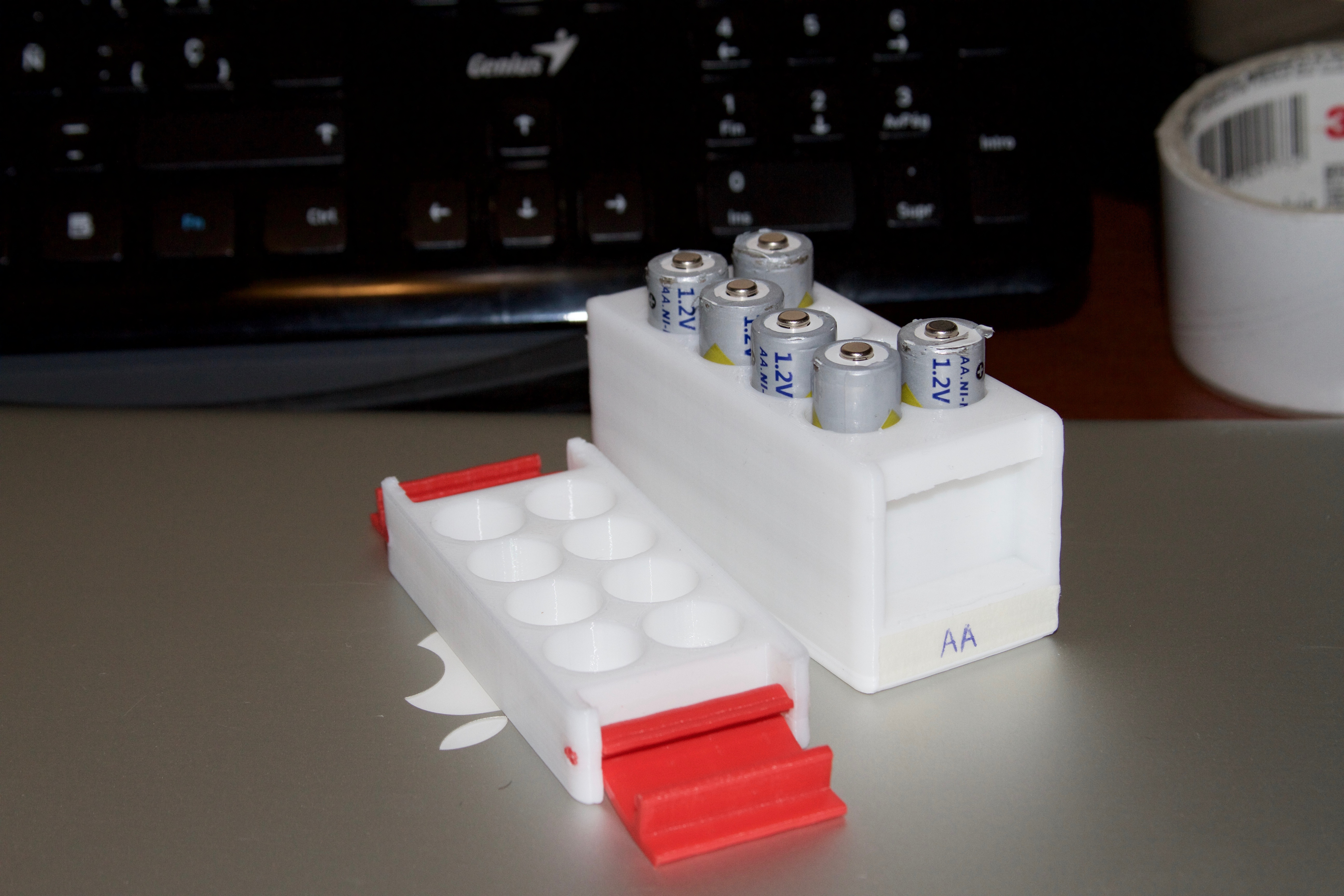 8 AA Battery Case Box v2