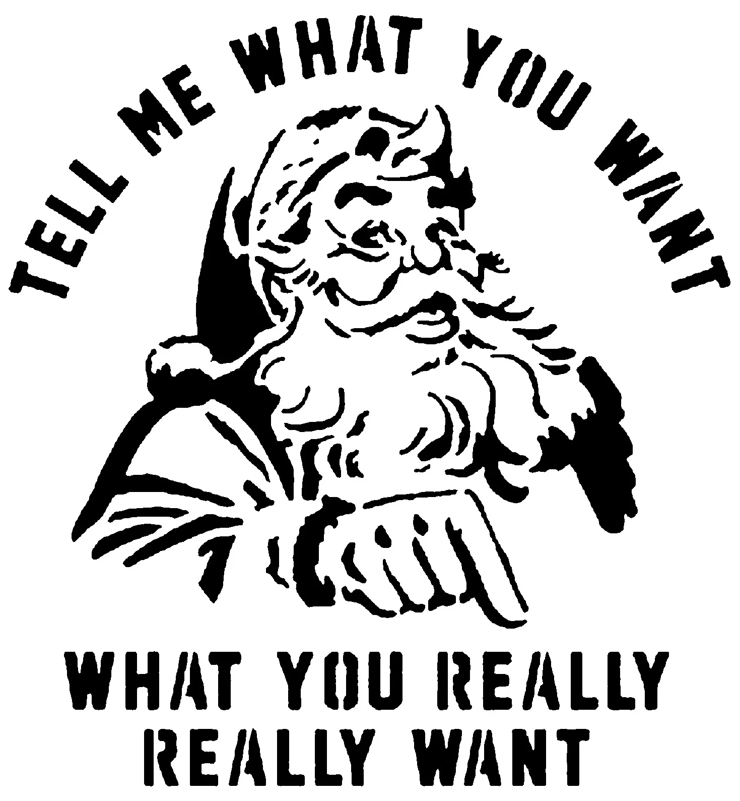 Santa stencil 2