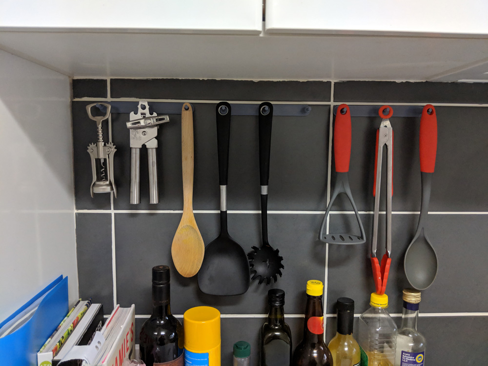 Utensil Hanging Pegs