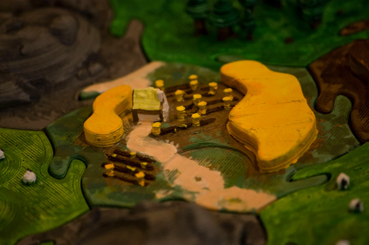 Catan Wheat Tiles - Warcraft Inspired