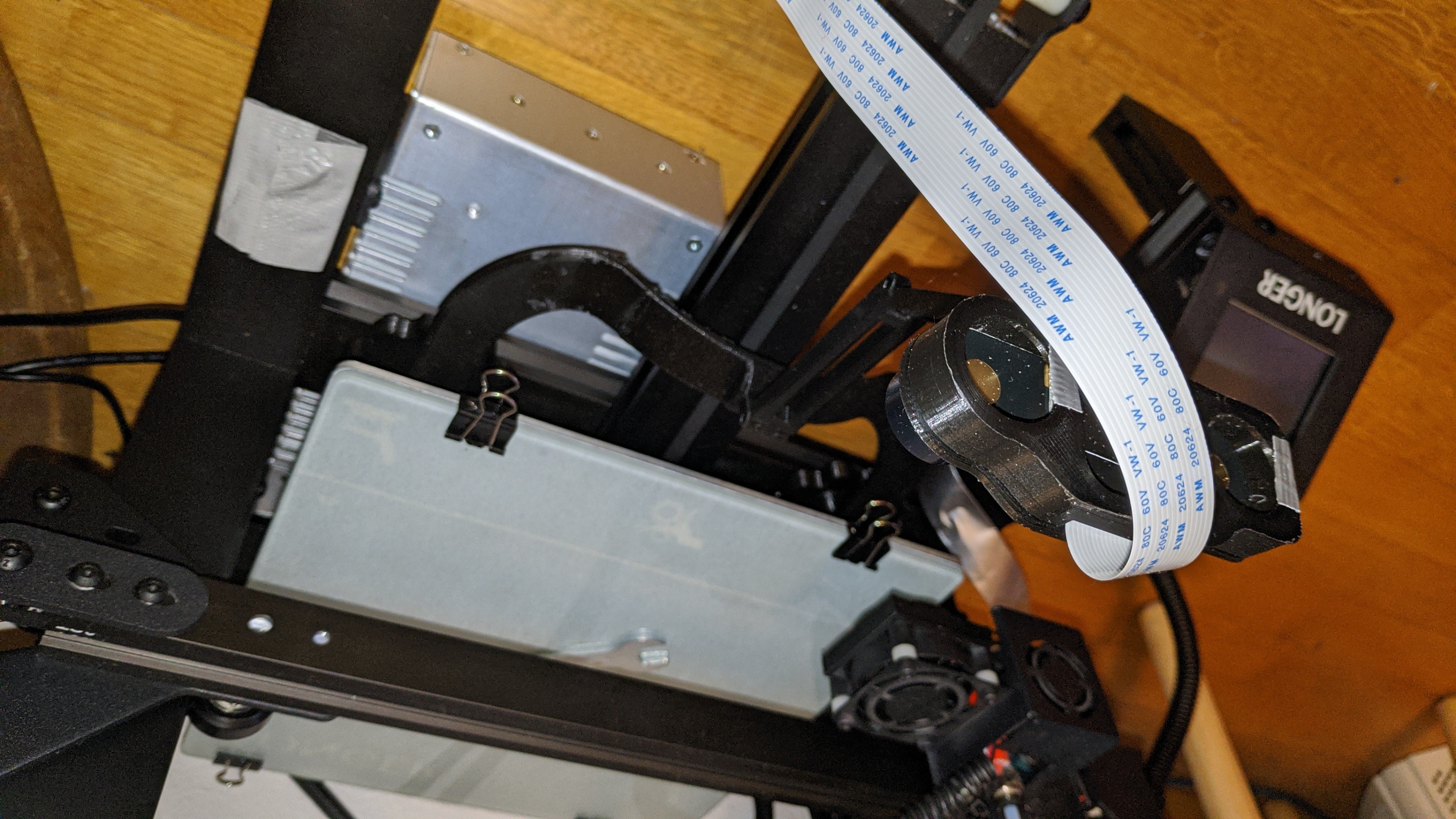 Ender 3 - Longer LK2/4 - Alfawise U20/U30 - Pi NoIR Bed Mount and Case