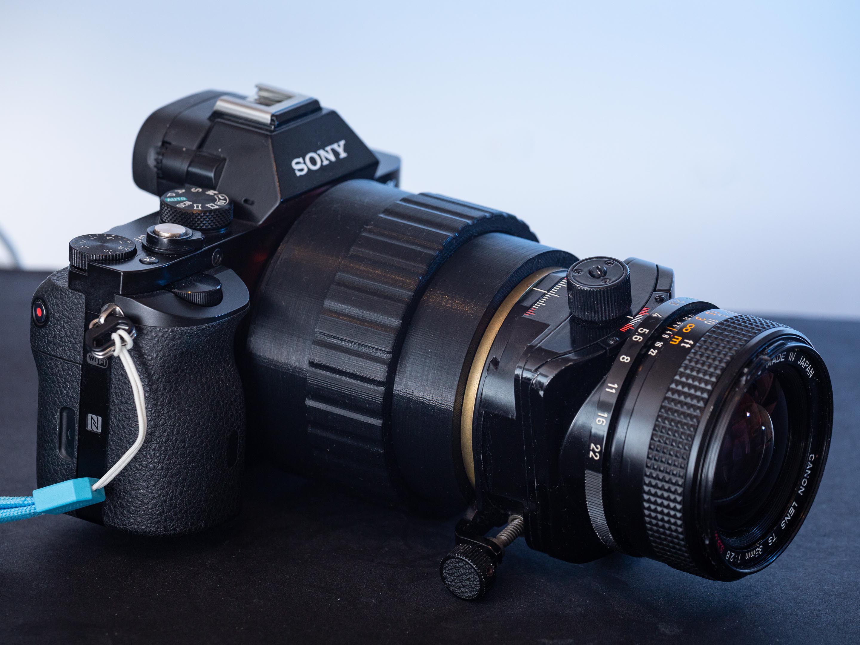 0-35mm variable extension tube for wideangle macro (Canon EF/EF-S lens, Sony F/FE camera)