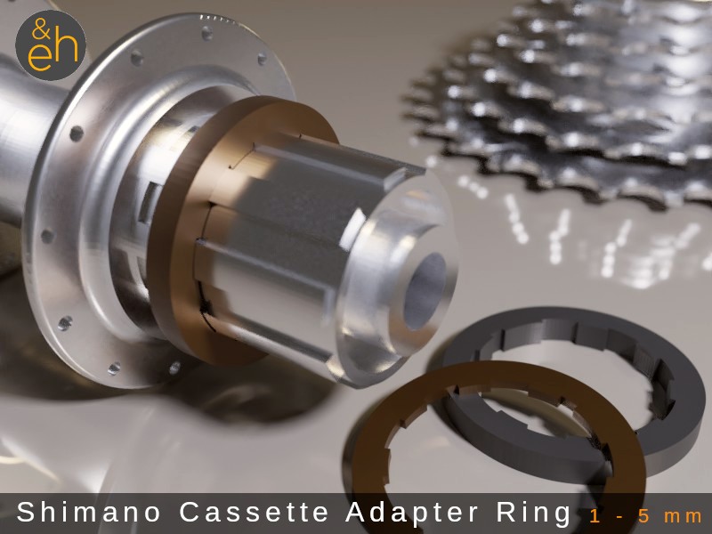 Shimano Cassette Adapter Ring (for 6-11 speed sprockets)