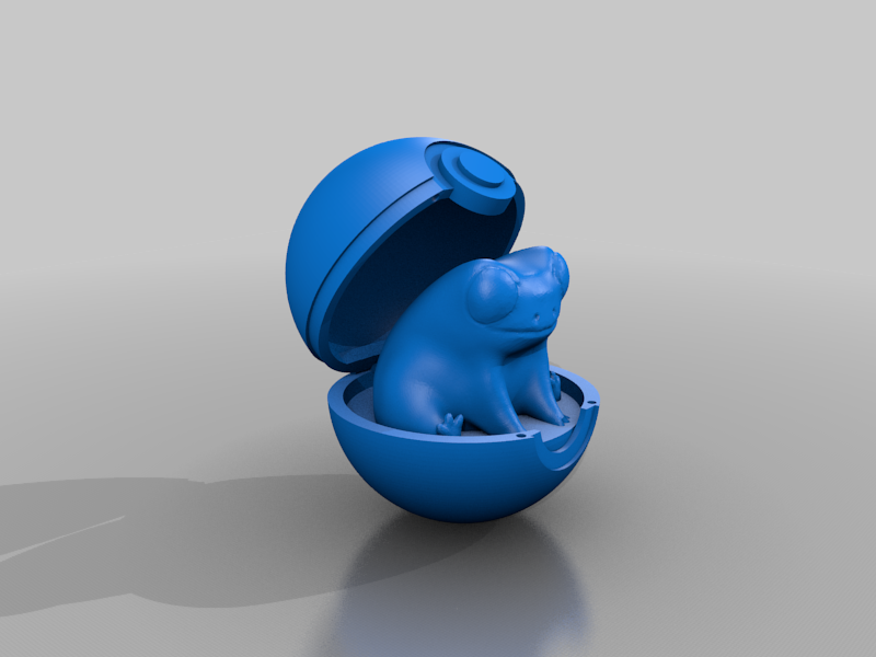Fred the Frog in a pokeball