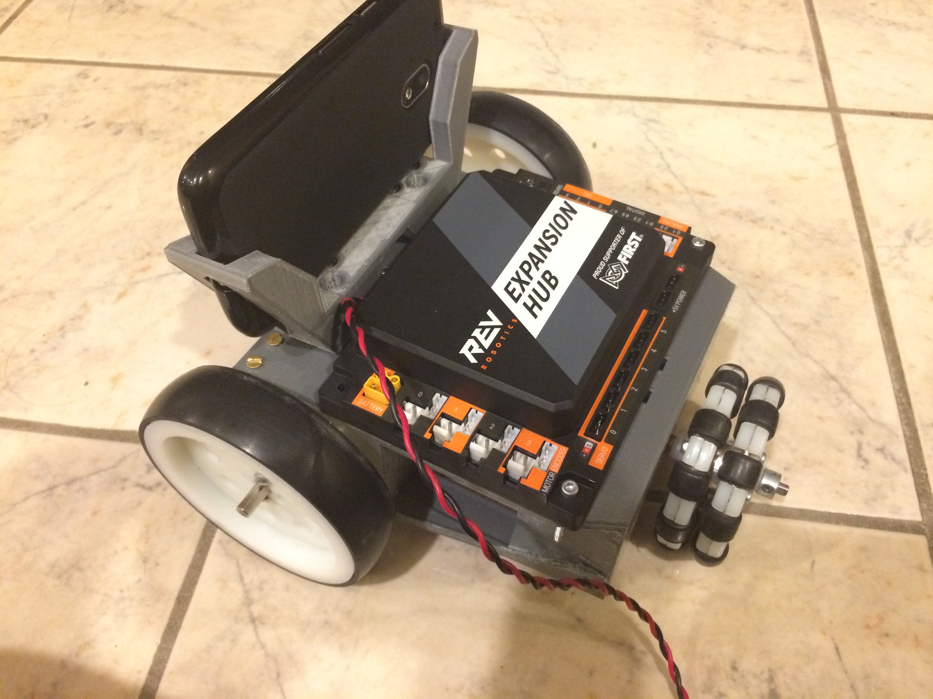 FTC MiniBot - Rev module test bot