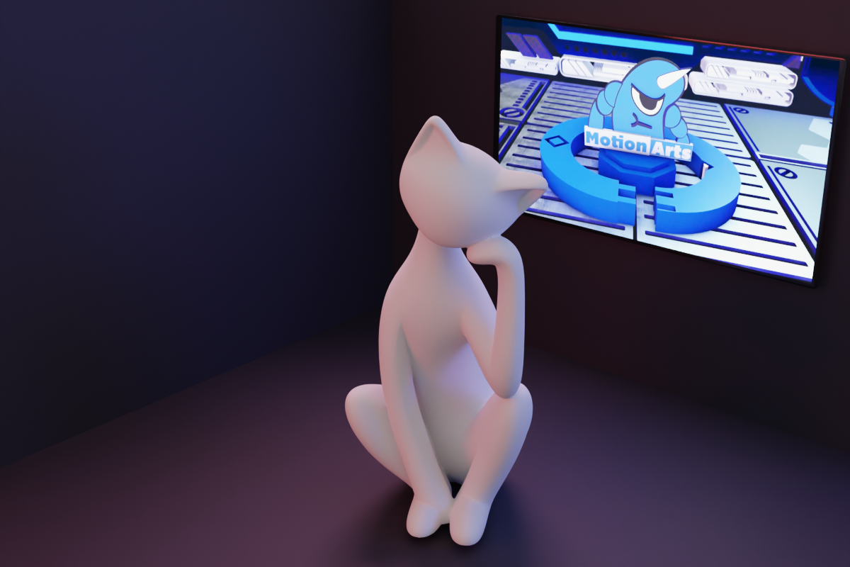 Estatua gato pensando