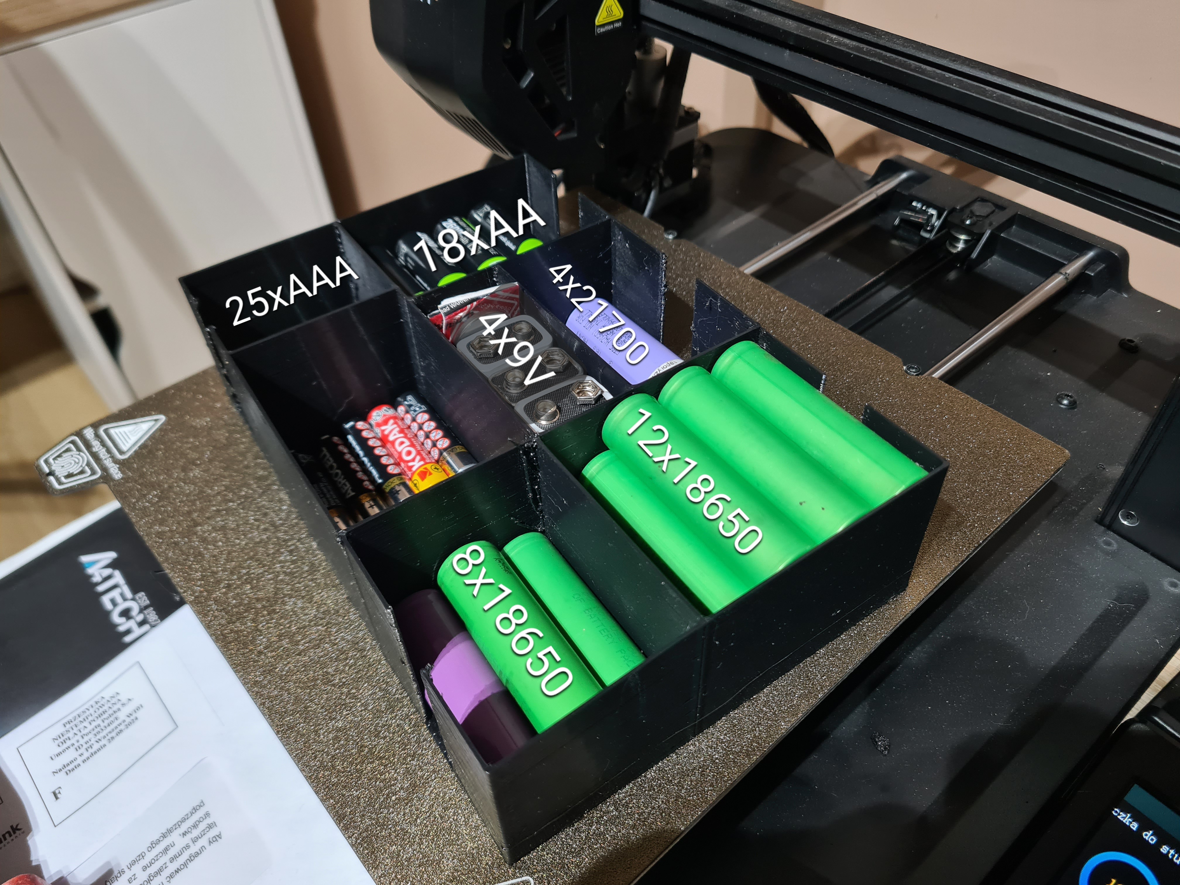 Battery assortment box
