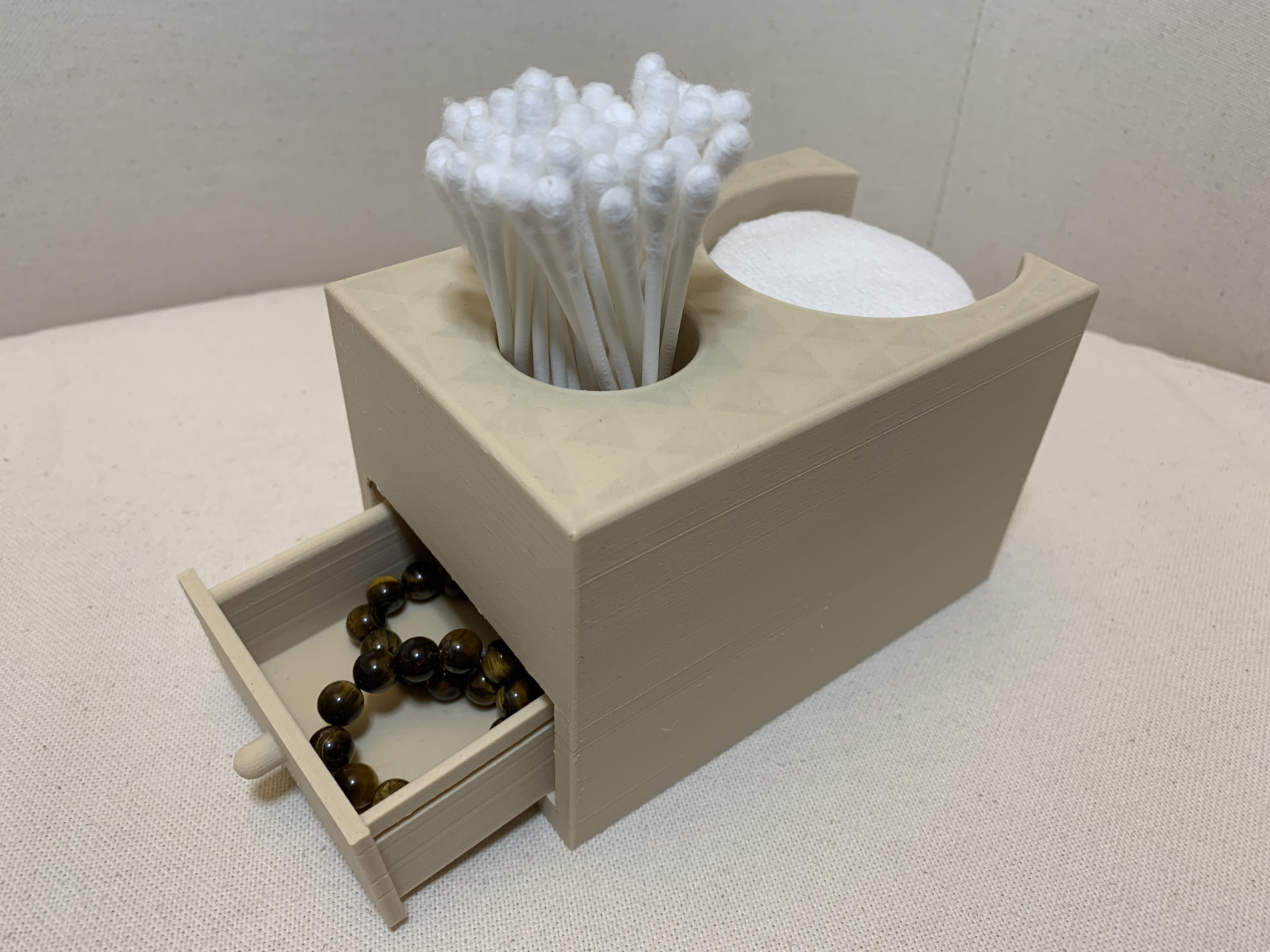 Bathroom Box - Cotton Swab and Pads holder