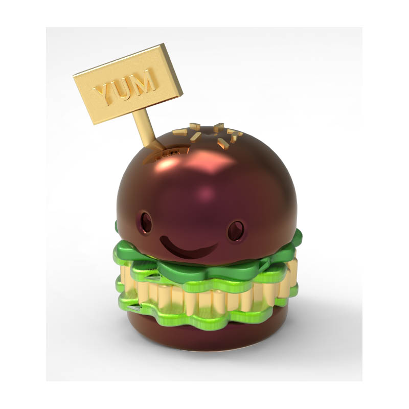 Yum Hamburger Miniature Toy
