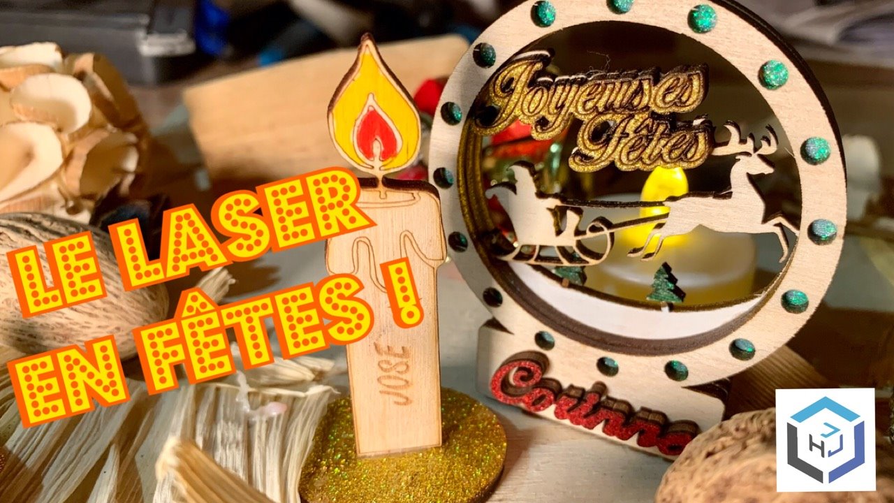 Déco de Noël au laser