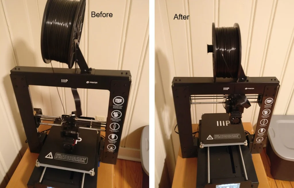Monoprice Maker Select Bigger Spool Holder v2