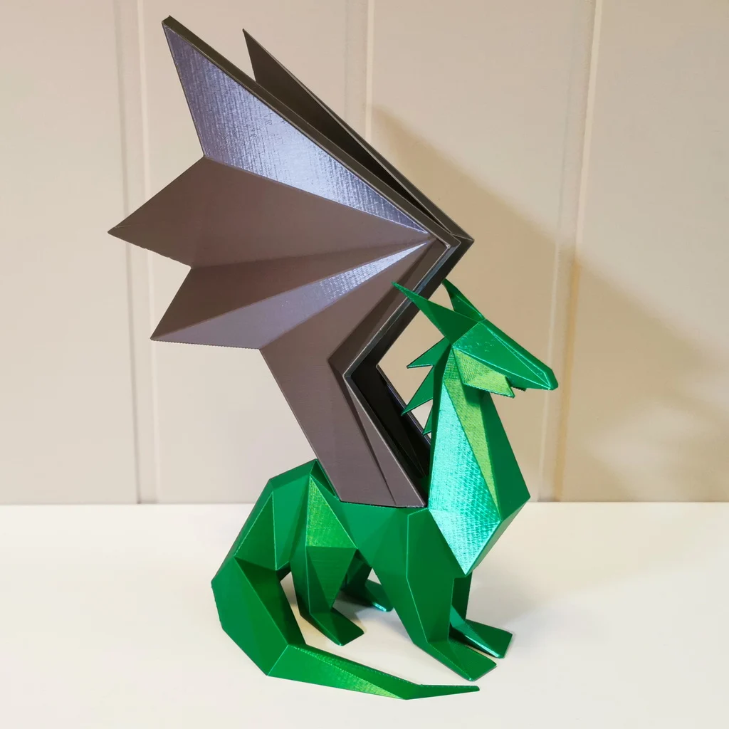 Low poly dragon statue remix