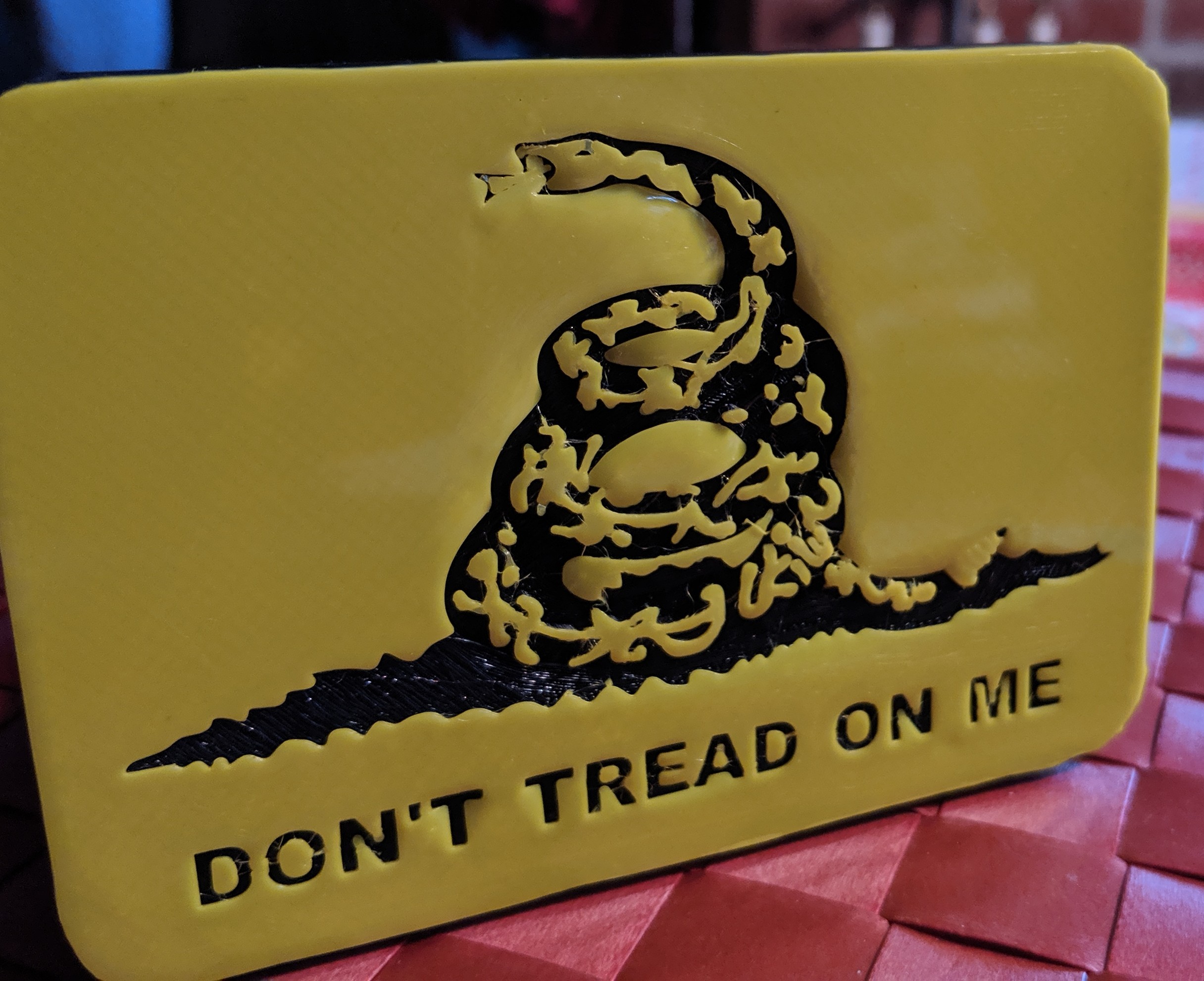 Don't Tread On Me Trailer Hitch Cover