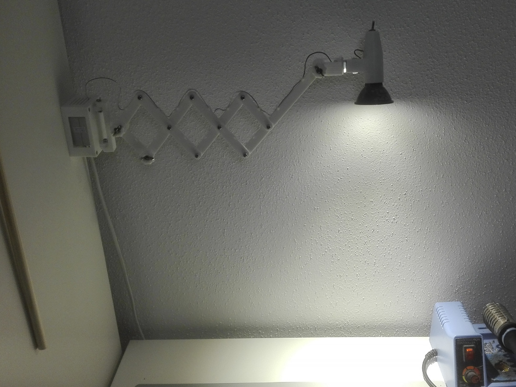 Oldstyle mini Scissor Lamp, GU5.3 LED