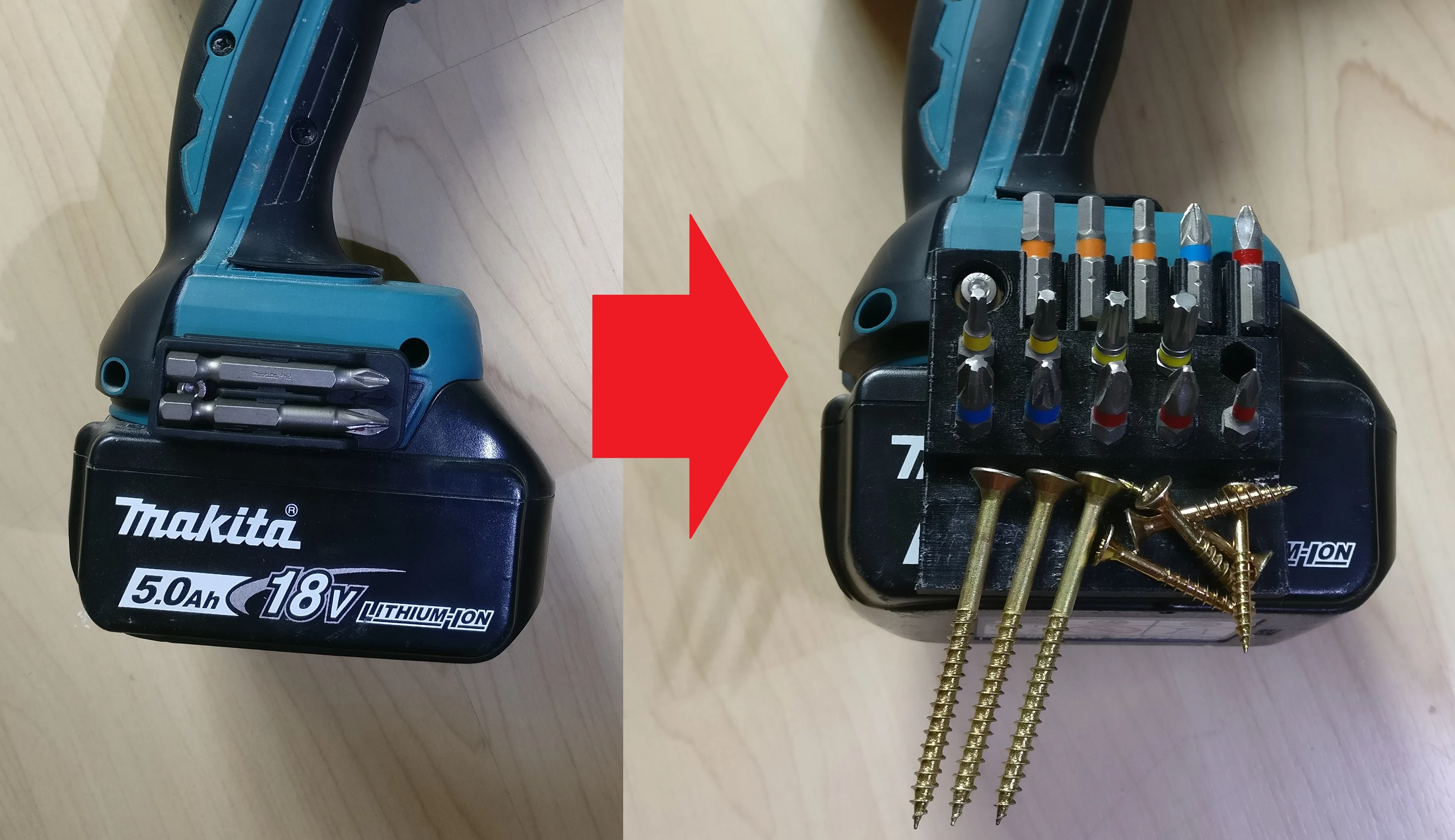 Makita bit holder - Mini to Extreme (differen sizes)