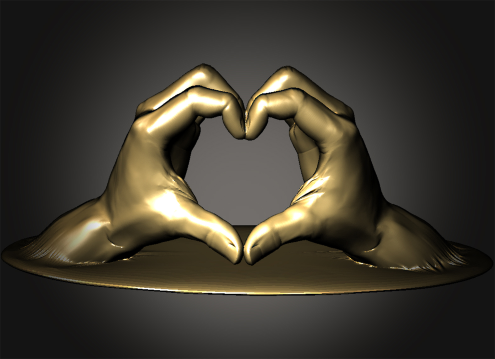 Heart with hands