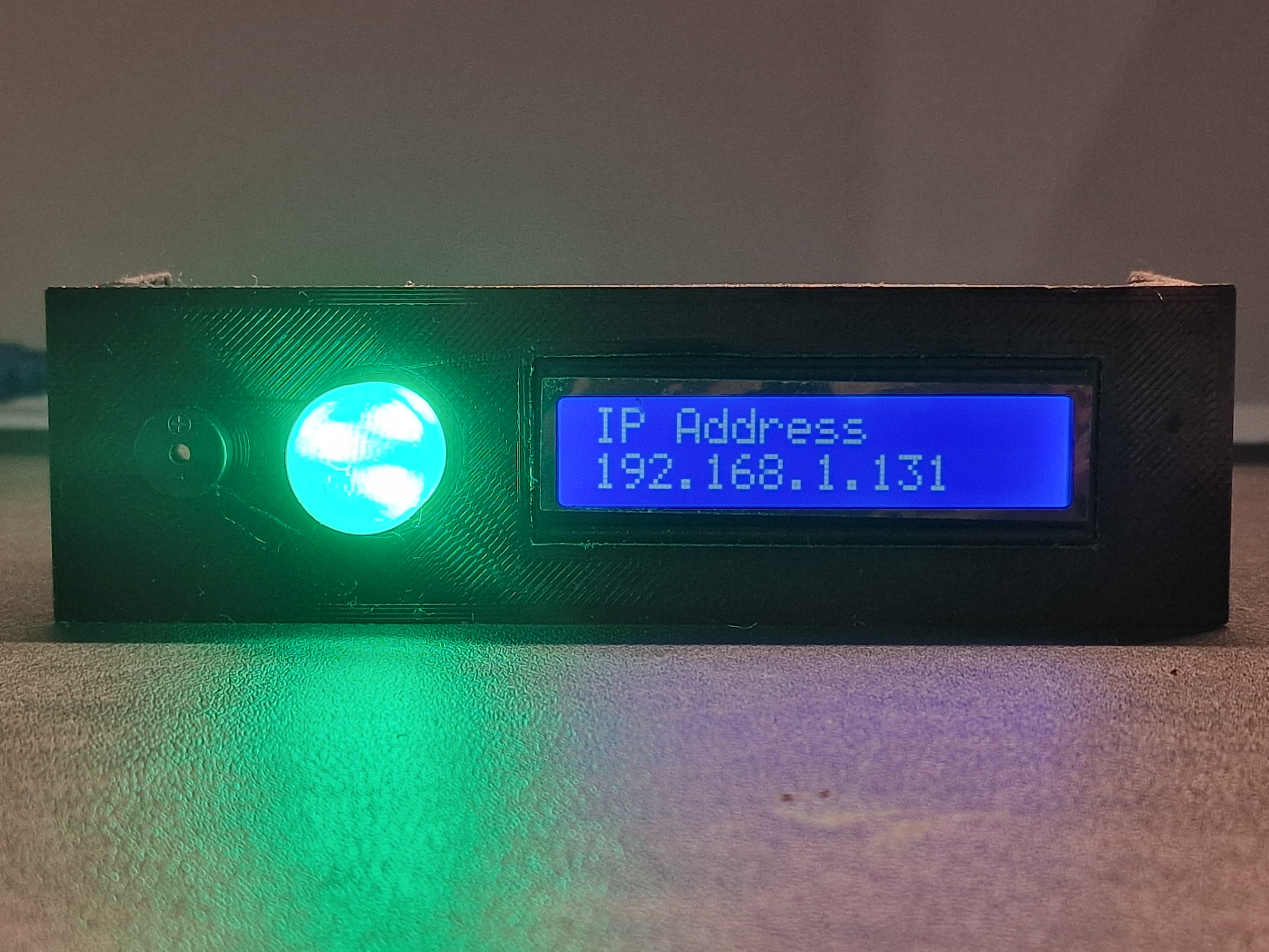 5.25" panel with lcd, led lights and a beeper