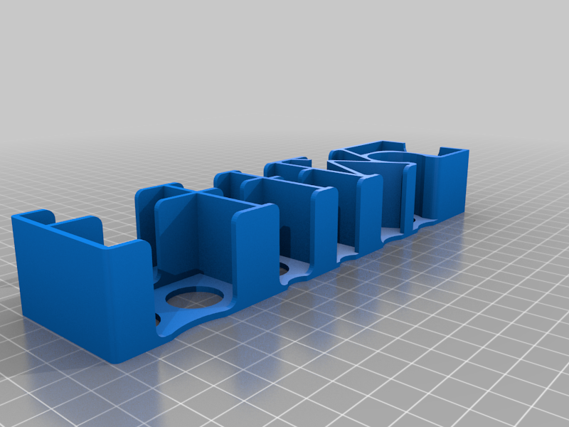 Zombicide tokenholder with rounded corners and holes for easy access