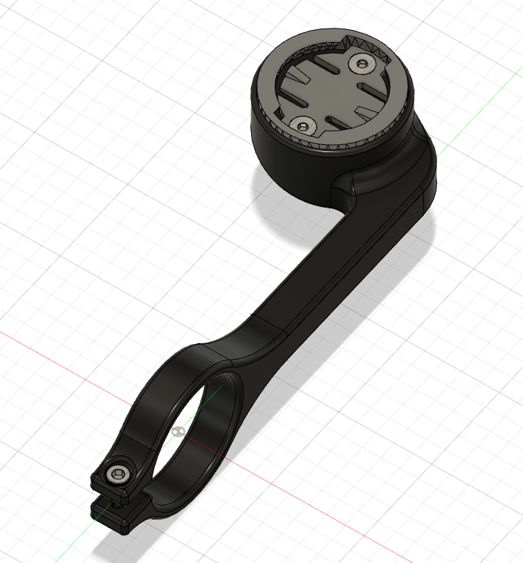 Garmin compatible outfront mount for bike computers
