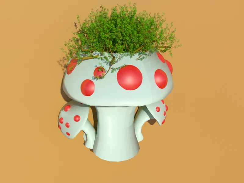mushroom PLANTER