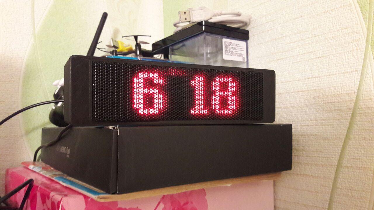 Case for diy clock max7219 (new version)