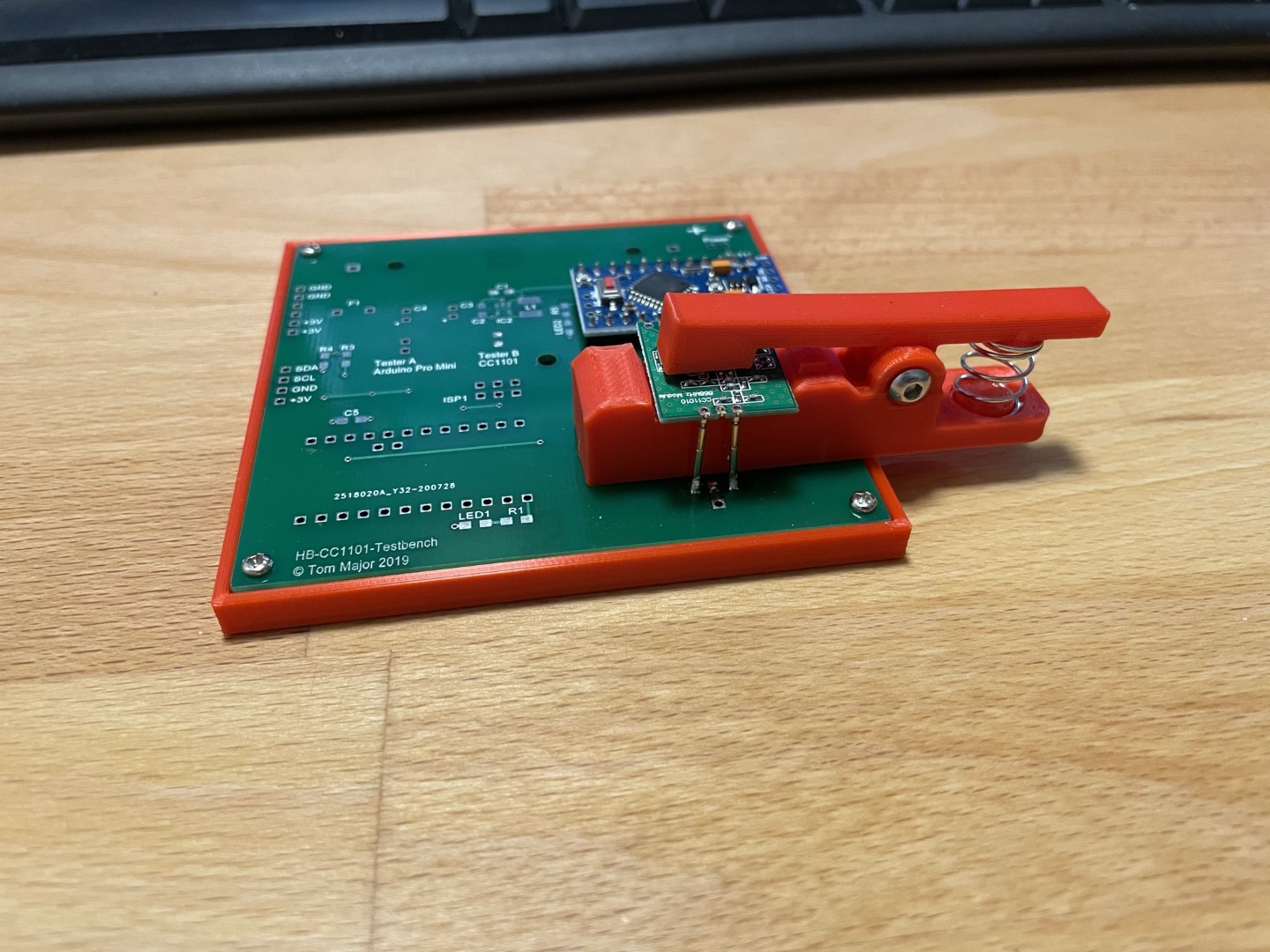 HB-CC1101-Testbench Radioklemme