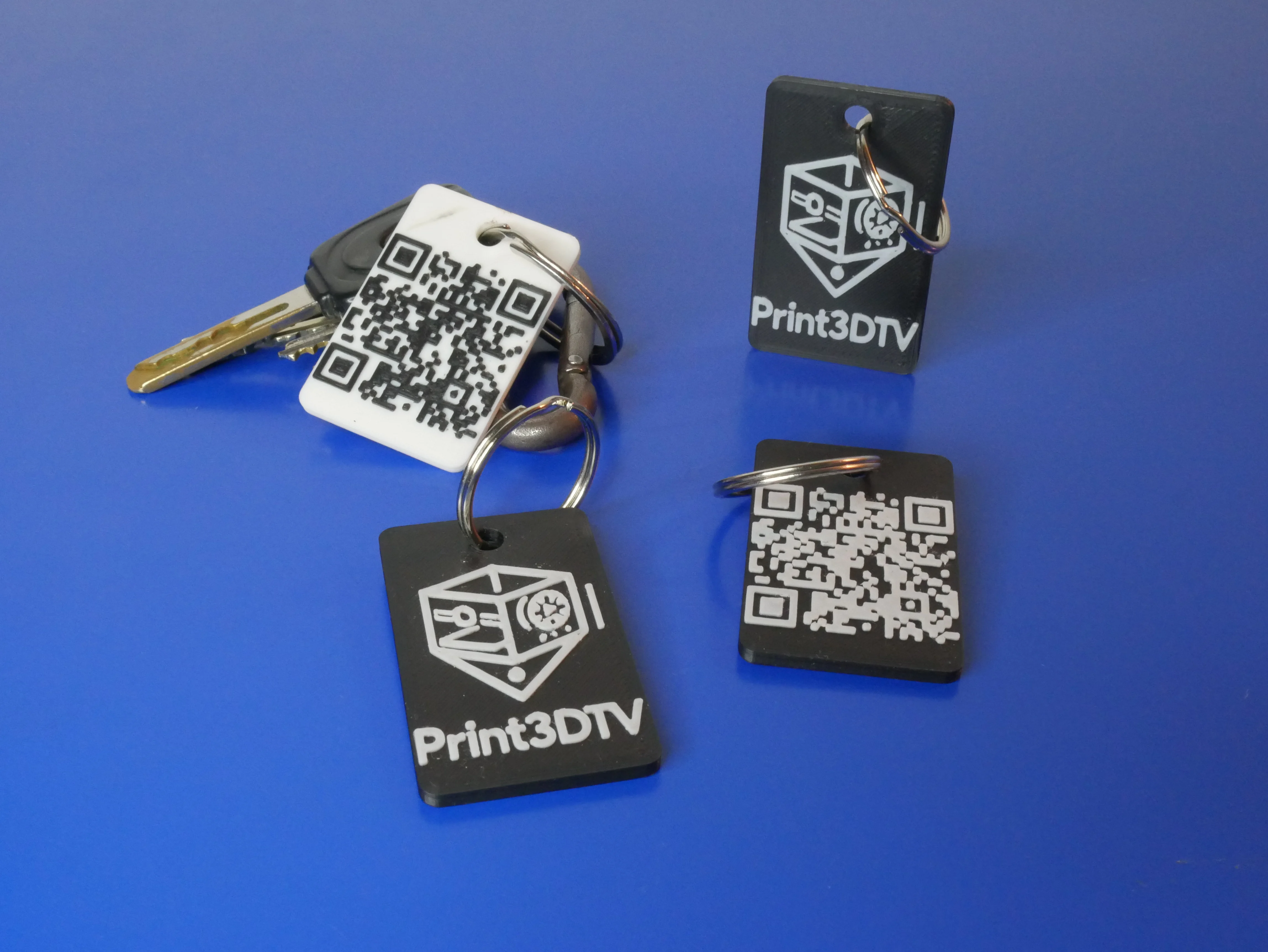 QR Code or Logo Keychain Generator with NFC