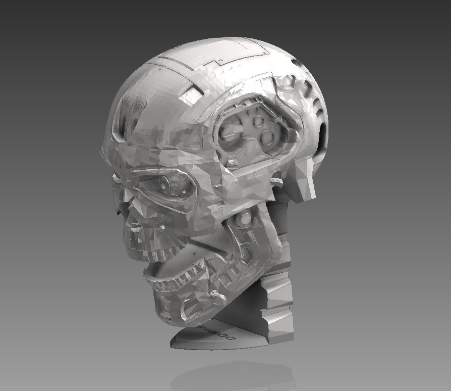 T-800 Terminator Exoskull moveable
