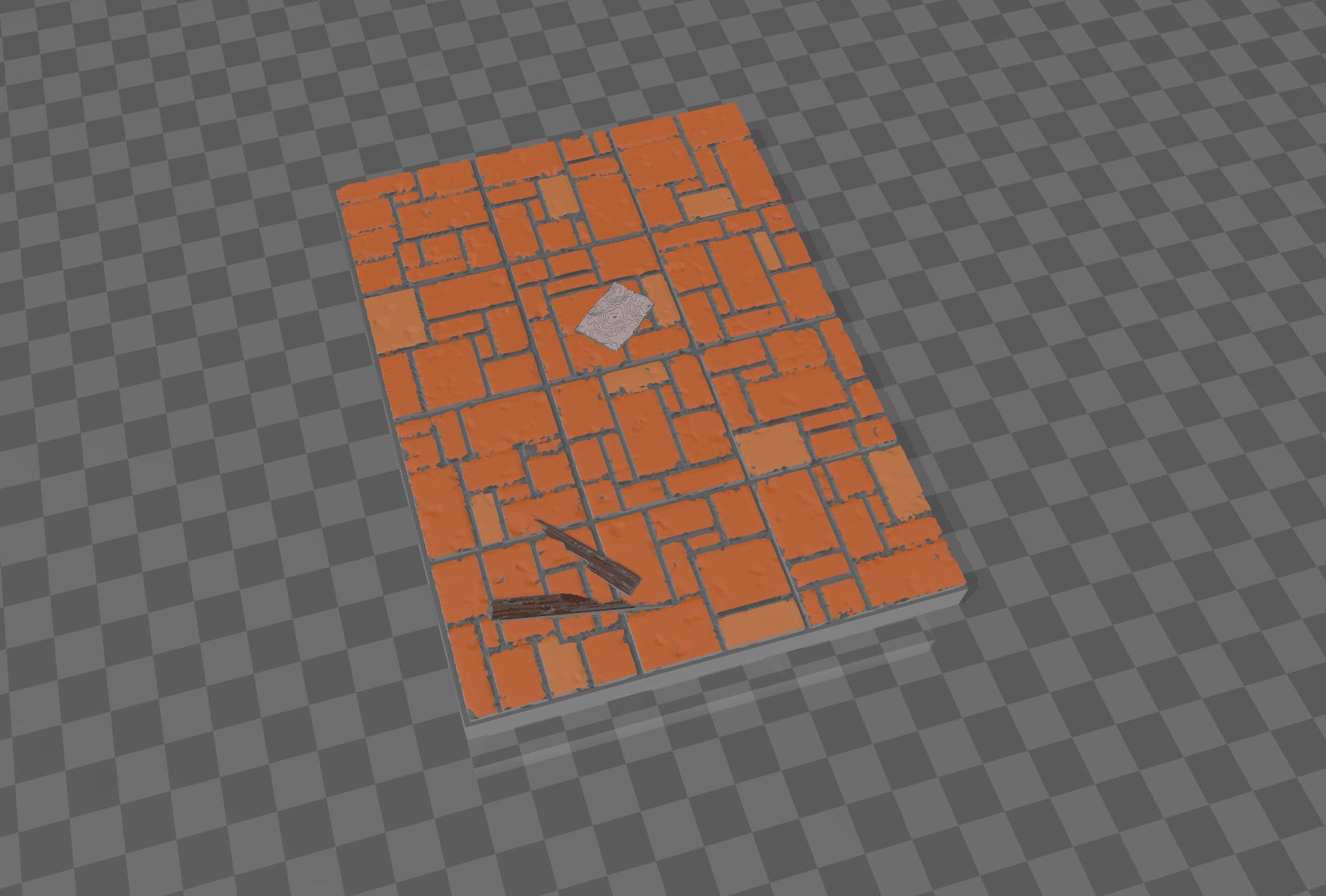 Basic Hero Quest Room D4 (Dungeon Blocks compatible)