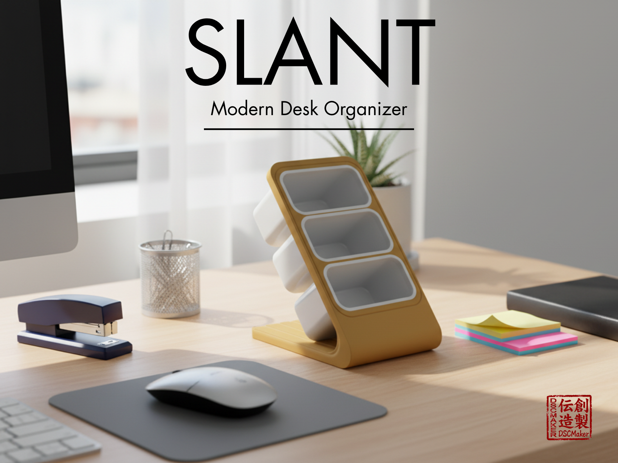 SLANT - Modern Desk Organizer